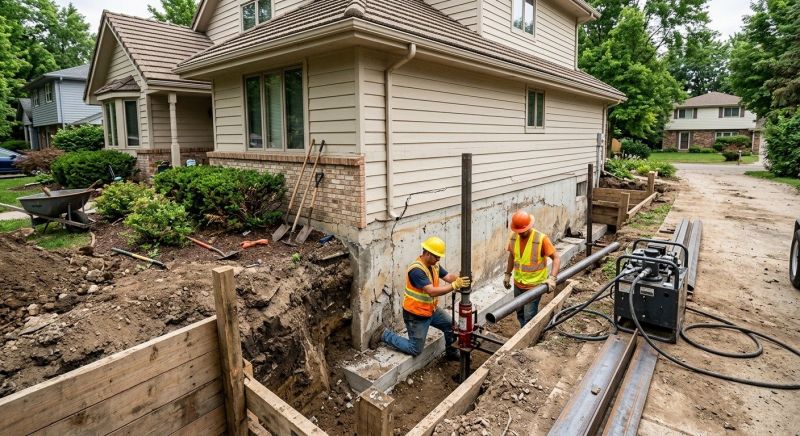 House Foundation Installation Service