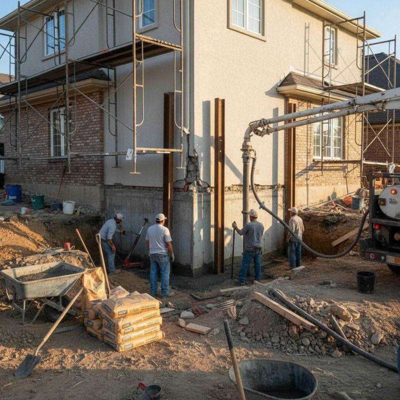 House Foundation Installation